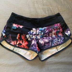 Lululemon Floral Shorts